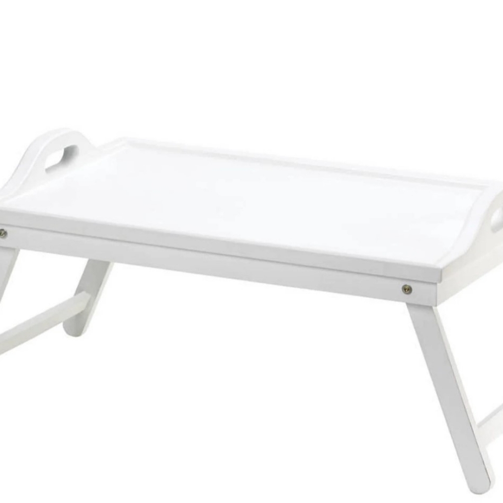 White Folding Tray